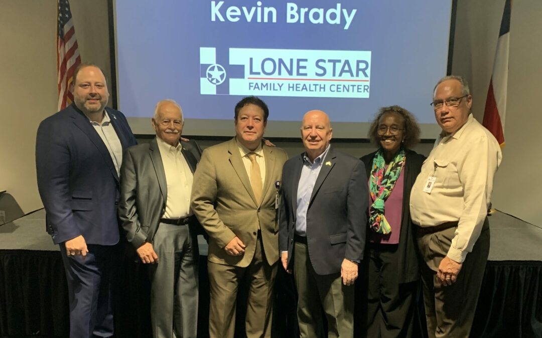 Lone Star Family Health Center presents Rep. Kevin Brady with an Award