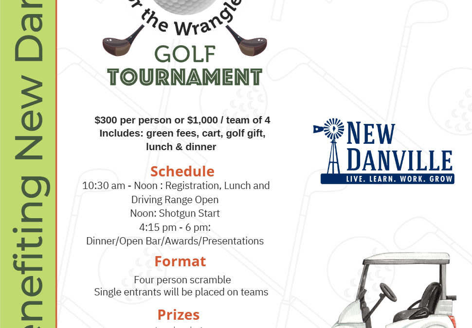 Play a Round for the Wranglers New Danville Golf Tournament