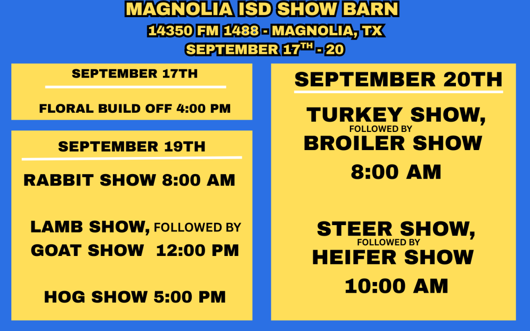 Magnolia ISD Livestock Show