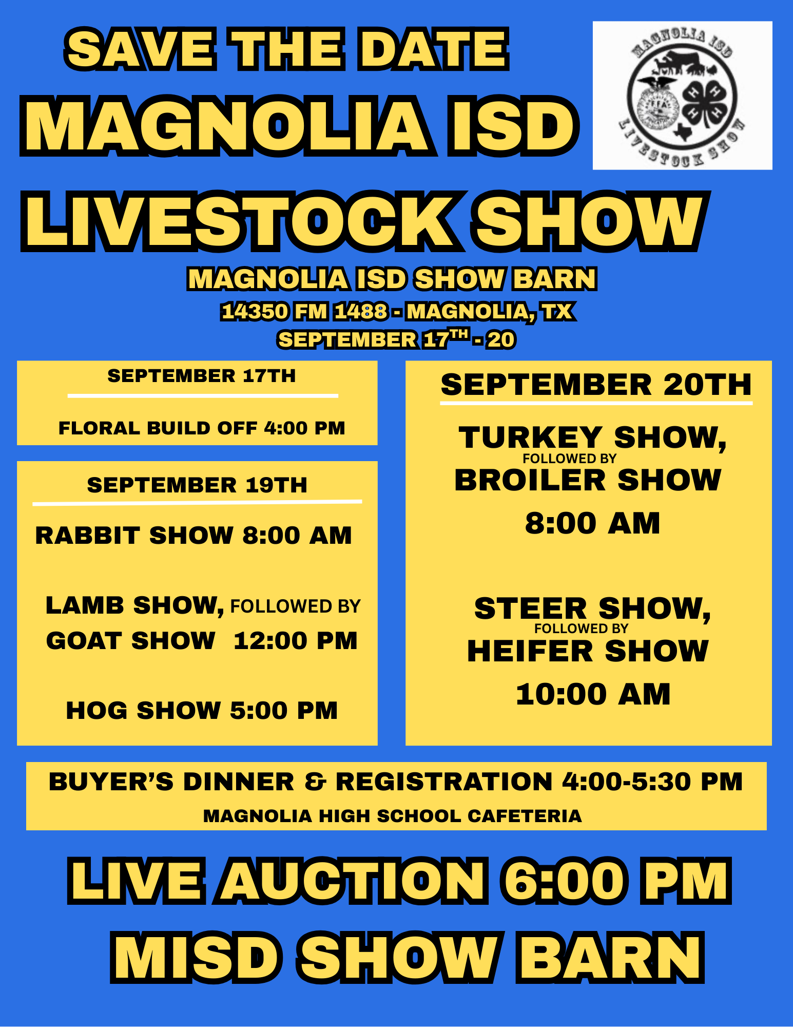 Magnolia ISD Livestock Show