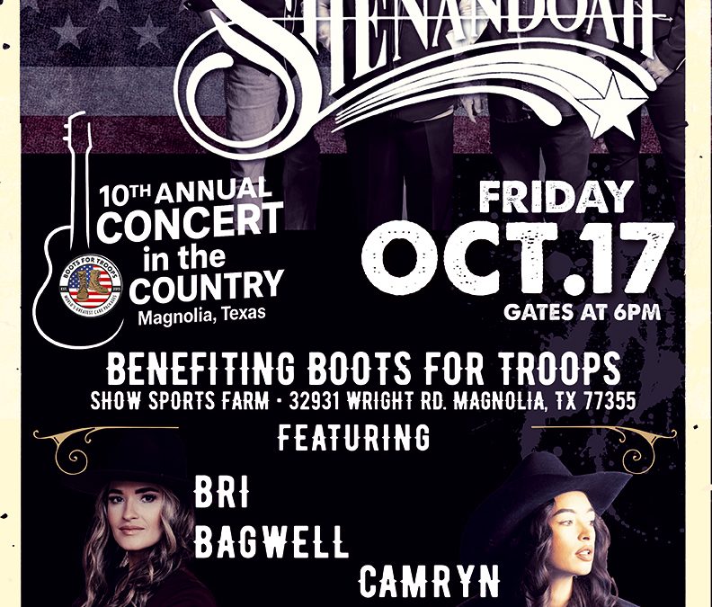 Concert in the Country with Shenandoah, Bri Bagwell, & Camryn Marie