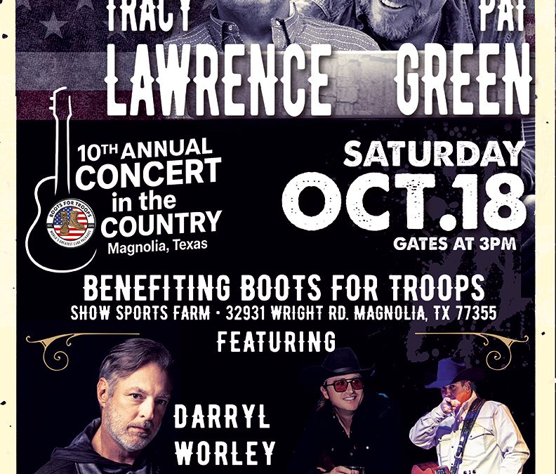 Concert in the Country with Tracy Lawrence, Pat Green, Darryl Worley and more