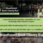 15th Annual Woodforest Bank Charity Run- Live Broadcast