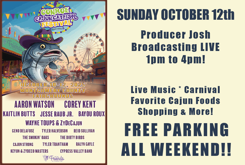 Conroe Cajun Catfish Festival- Live Broadcast