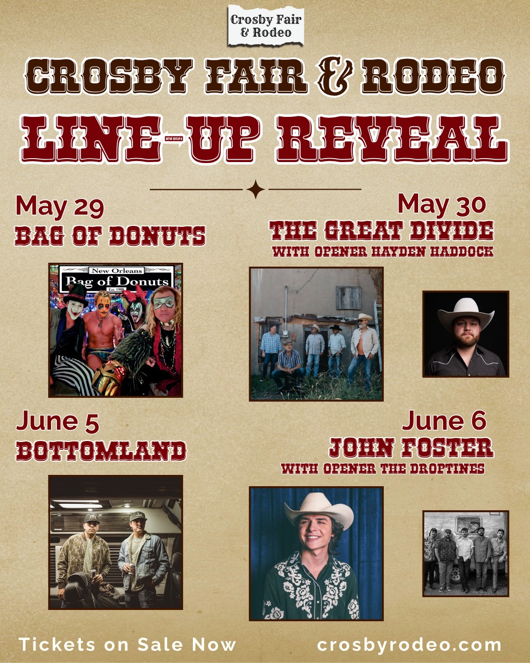 Crosby Fair and Rodeo- Bag of Donuts