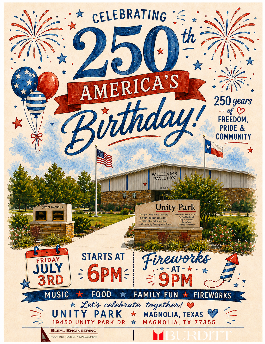 City of Magnolia- Celebrating America's 250th Birthday