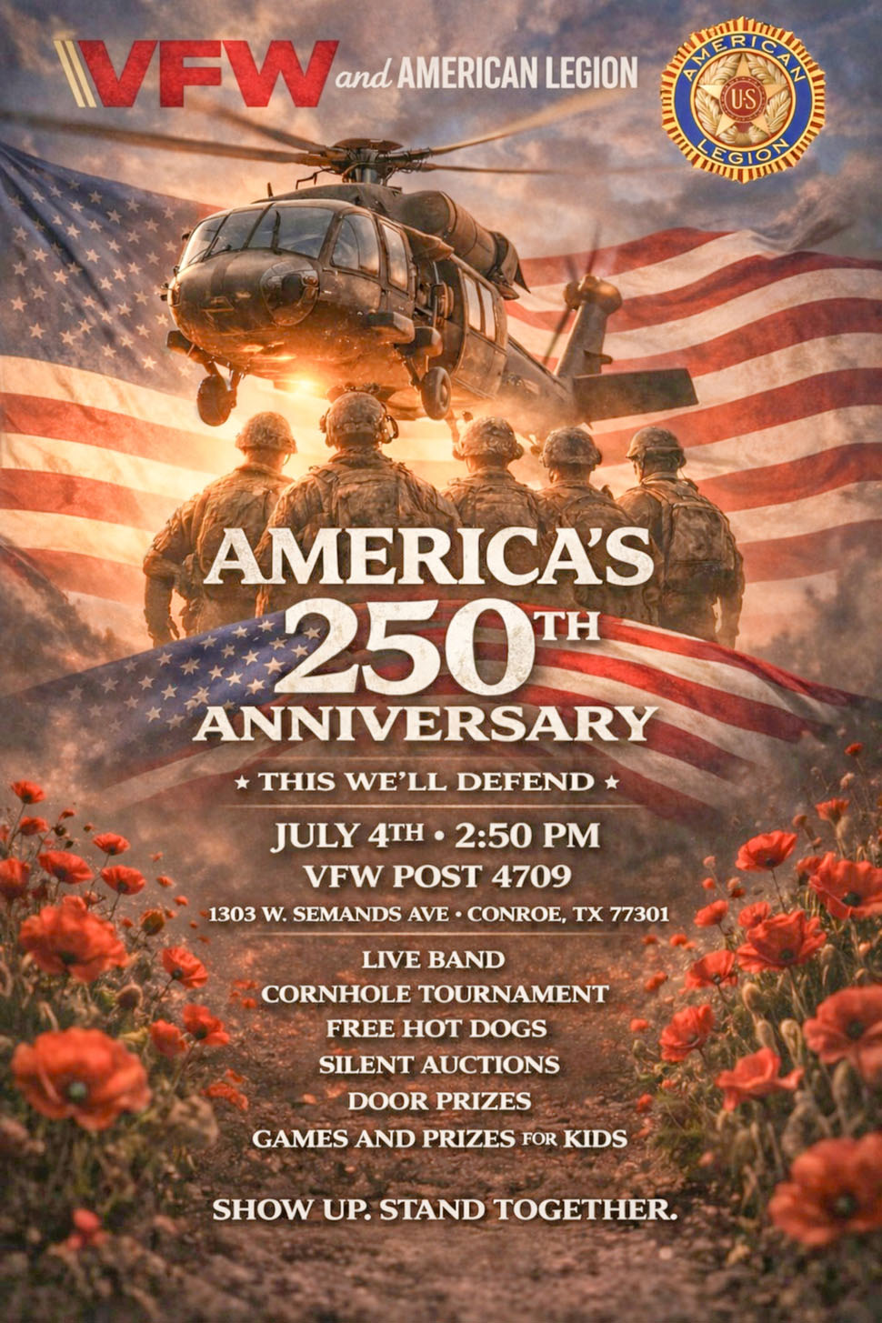 VFW and American Legion Celebrate America's 250th Anniversary