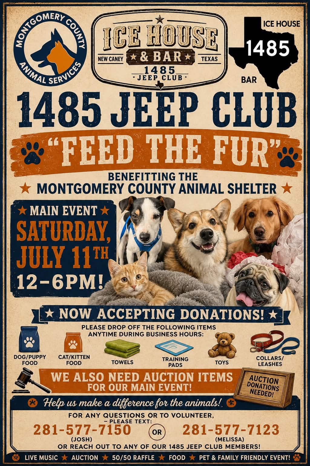 1485 Jeep Club Feed the Fur