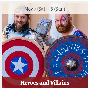 Texas Renaissance Festival- Heroes and Villains