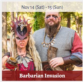 Texas Renaisance Festival- Barbarian Invasion