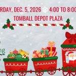 City of Tomball's Deck the Depot Tree Lighting
