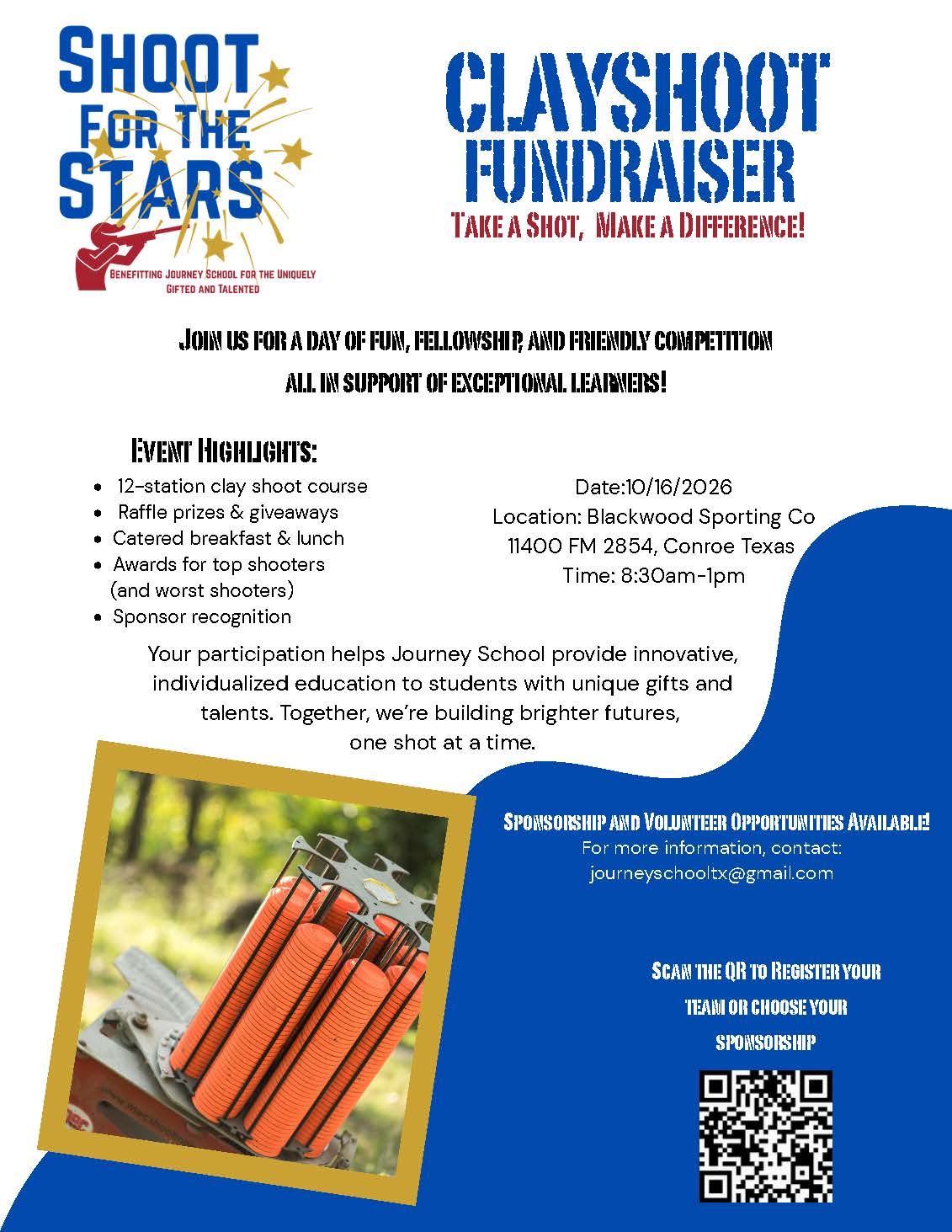 Shoot for the Stars- Benefiting Journey School for the Uniquely Gifted and Talented