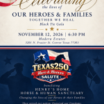 Texas 250 Hero and Hooves Salute