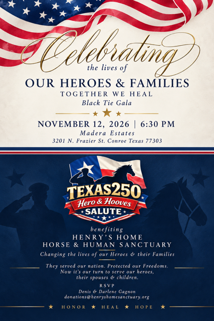 Texas 250 Hero and Hooves Salute