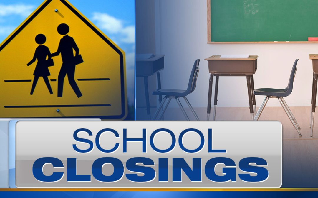 School Closings for TUESDAY, January 16th